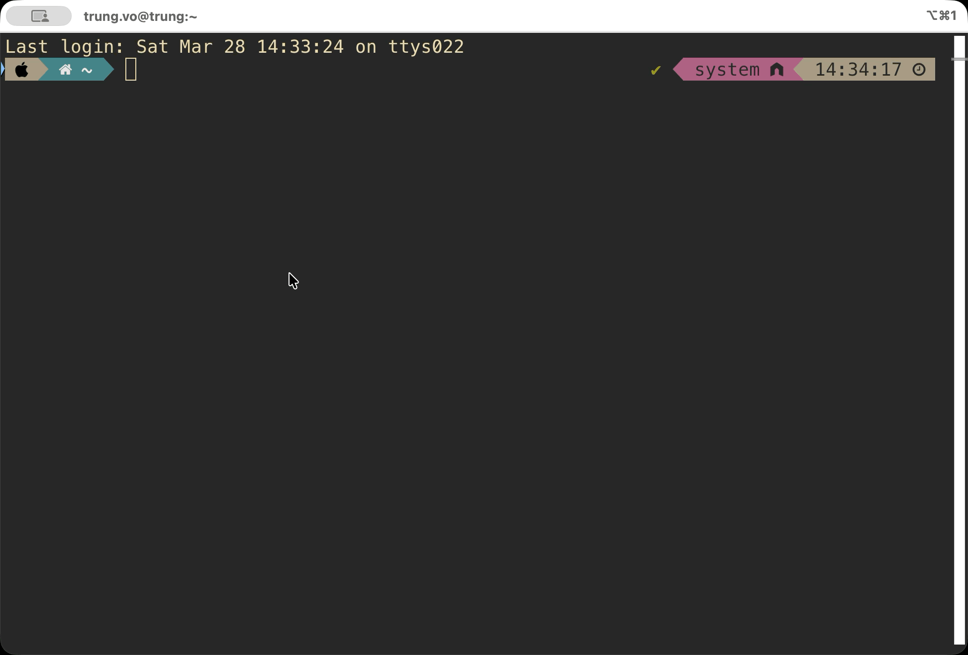 fzf preview showing file content