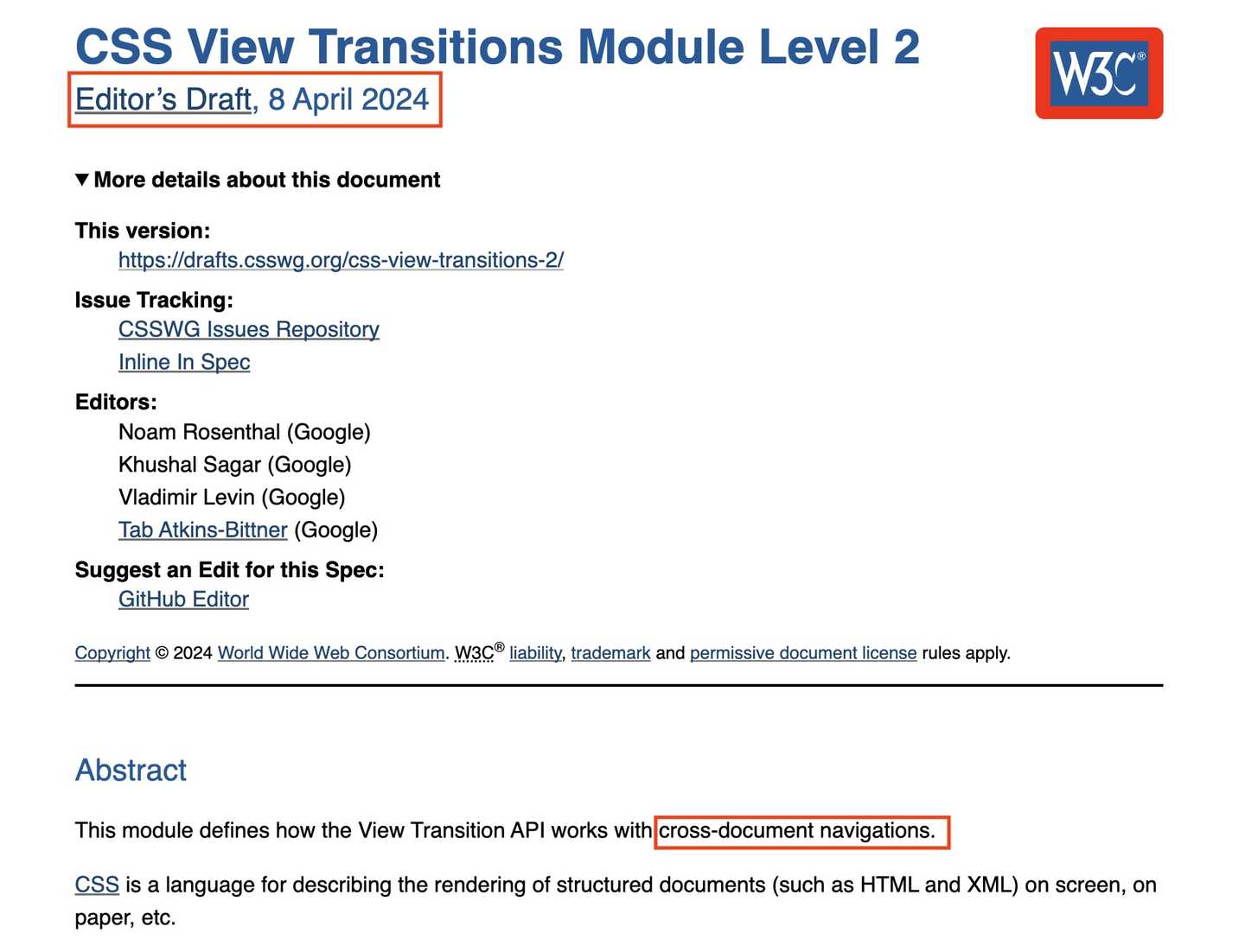 Enhancing Cross-Document Navigation with the View Transitions API ...