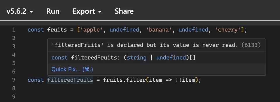 TypeScript is Operator for Type Narrowing