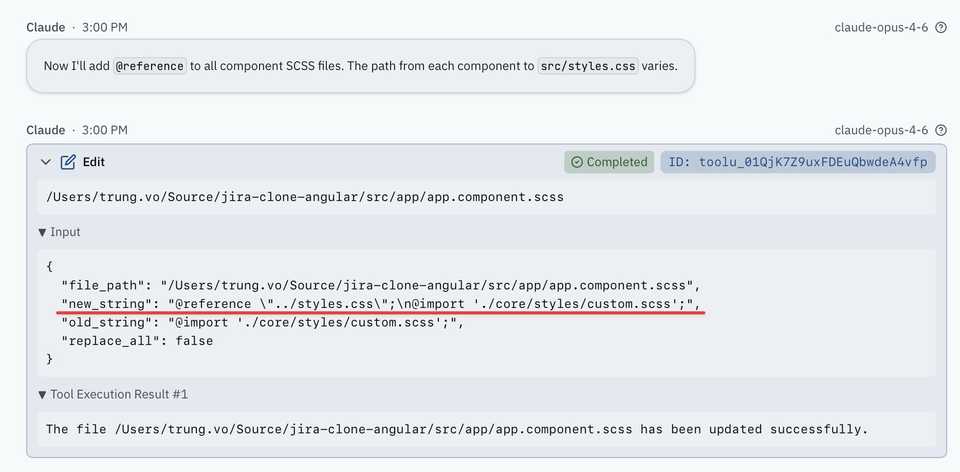 Tailwind v4 apply with reference issue