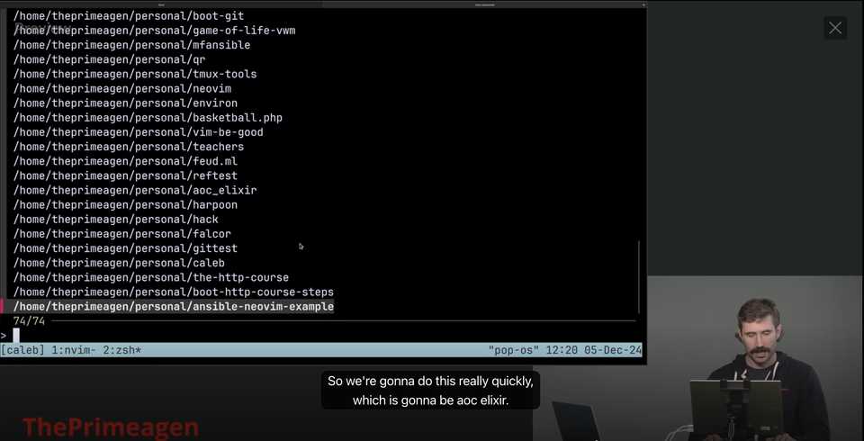 ThePrimeagen course on Frontend Masters